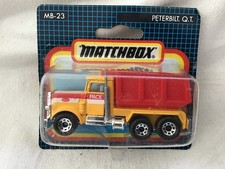 MATCHBOX MB23 PETERBILT Q T ' PACE ' TIPPER / DUMP TRUCK- ON CARD