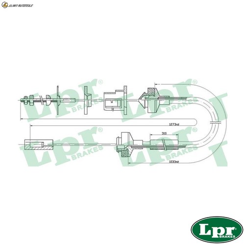Cable clutch actuator c0145c - actuator,