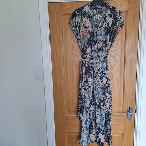 Ladies zara black floral - black, maxi