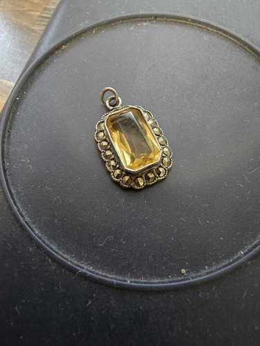 Antique silver citrine - antique,
