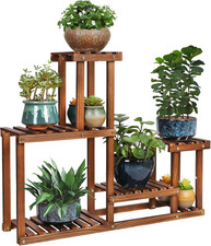 Pine Wood Plant Stand Indoor
