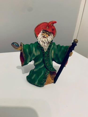 Rare resin wizard ornament - wizard,