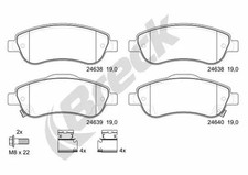 Brake pads 24638 00 701 00