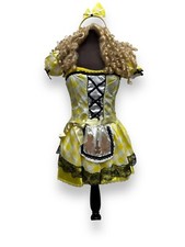 Yellow Goldilocks Outfit Size Small Ex hire Fancy Dress Costume Storybook DAMAGE