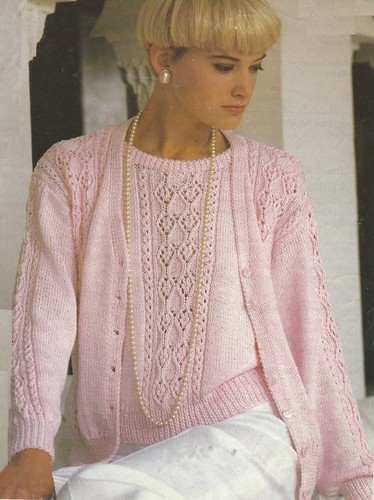 Ladies twin set cardigan and - ladies,