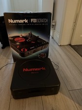 Numark PT01 Scratch Portable DJ Turntable with Carry Case