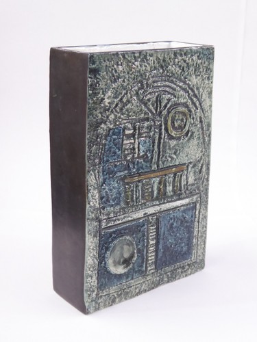 Troika slab vase 5cm - slab, tall