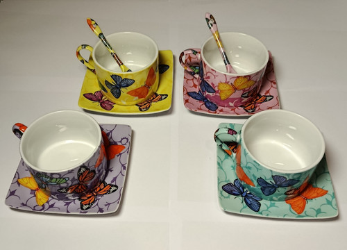 Silea butterfly porcelain - butterfly,