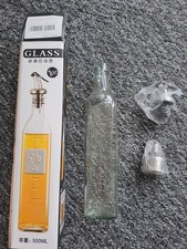500ml Glass Oil & Vinegar Bottle - Drizzle/Spray attachments