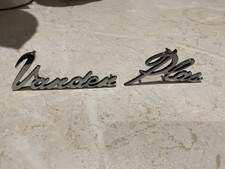 Vanden plas chrome Badge