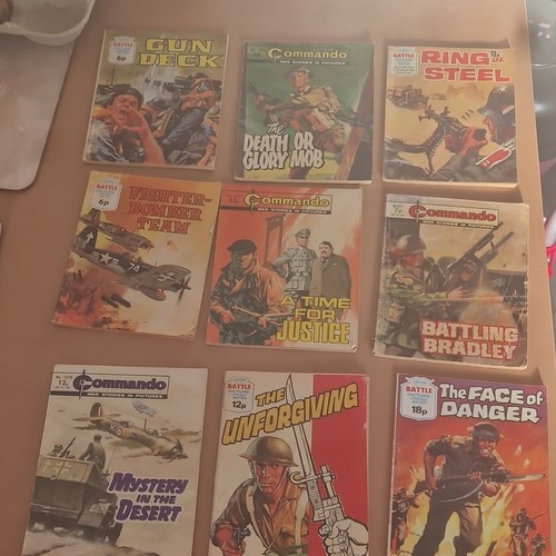 Commando war comic mixed lot - war,