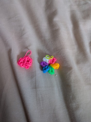 Homemade loom band - band, heart