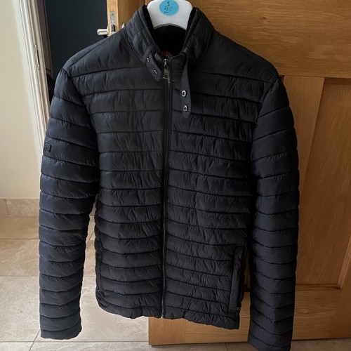 Superdry mens black quilted - mens,