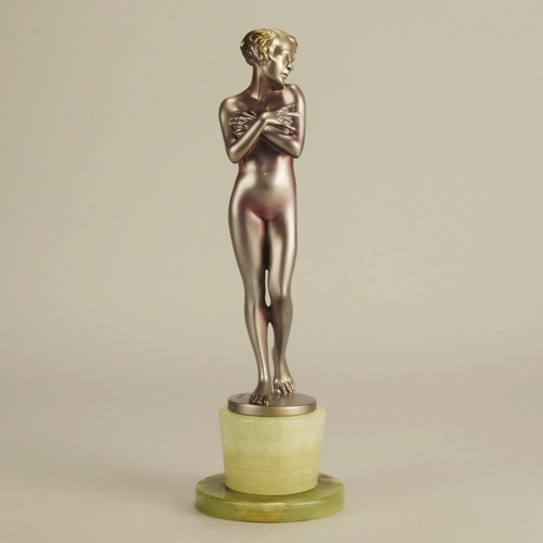 Cold painted art deco - art, bronze