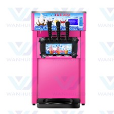 3 Flavors Steel Soft Serve Ice