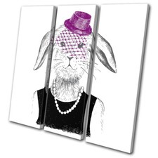Hipster Animals Bunny Rabbit