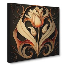 Tulip Flower Art Nouveau