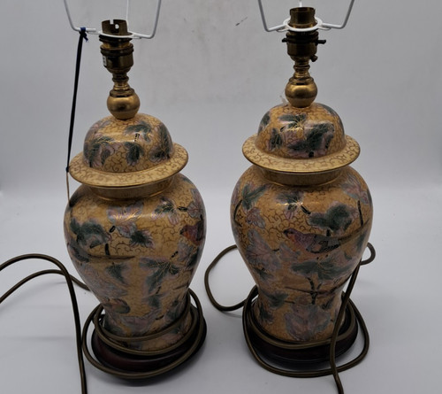 Pair vintage japanese satsuma - vintage,