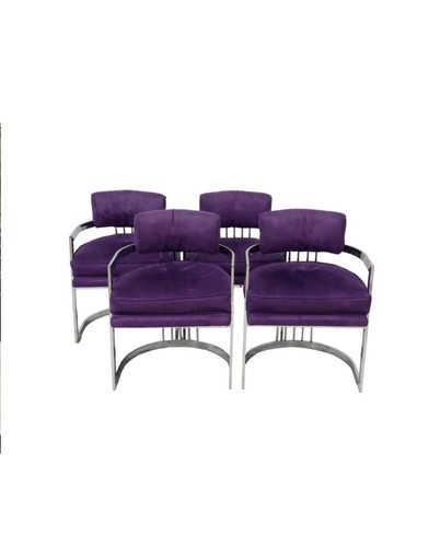 Set mid century chrome - 4, mid-century