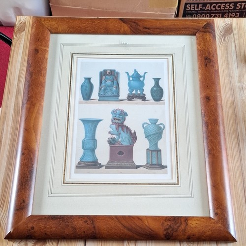 Framed chinese turquoise - framed,