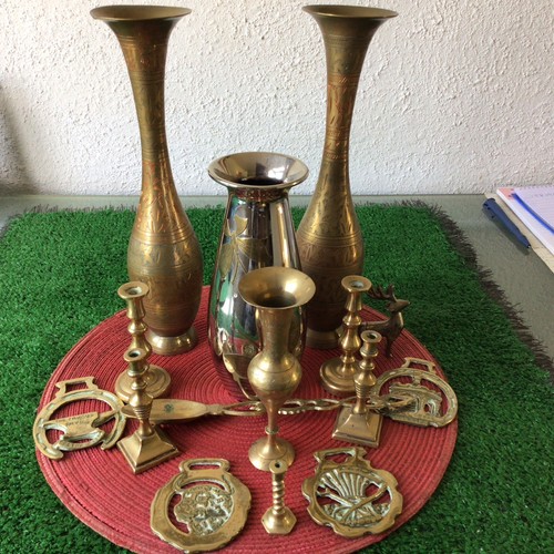 Vintage brass ware decorative - brass,
