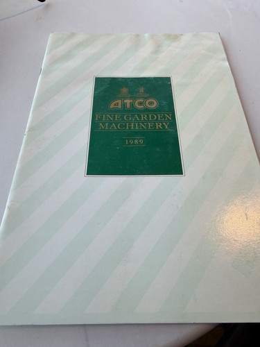 Atco garden machinery brochure - atco,