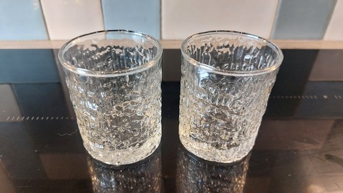 Pair vintage bark effect - pair,