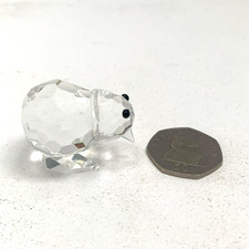 Vintage Crystal Glass Chick