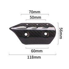 Carbon Fiber Exhaust Pipe Heat