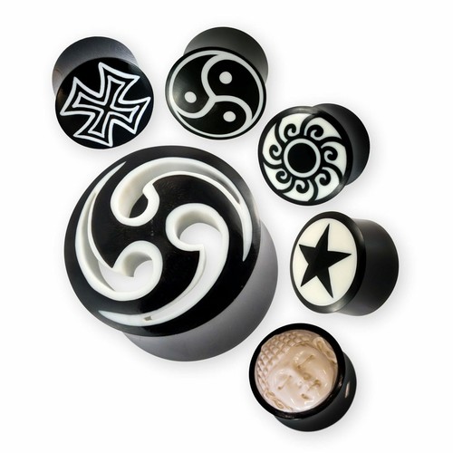 Horn plug flesh tunnel - horn,