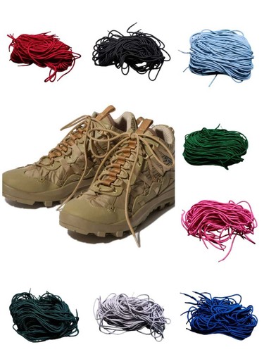 Round shoe laces - round, trainers