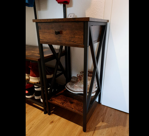 Tall side table - table, vintage