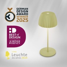 Mini LED Table Lamp Rechargeable Dimmable Night Light Bar Cordless 20cm IP44