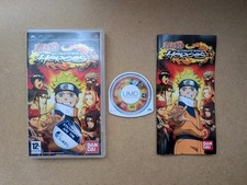 Naruto Ultimate Ninja Heroes Sony PSP Game Complete With Manual