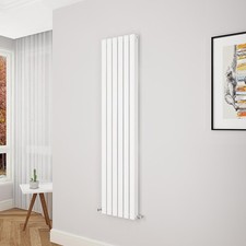 Oval Column Radiator Vertical  Central Heating Rad 1600x354mm Double White