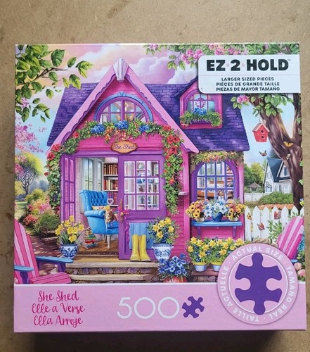 Jigsaw puzzle she shed - puzzle,