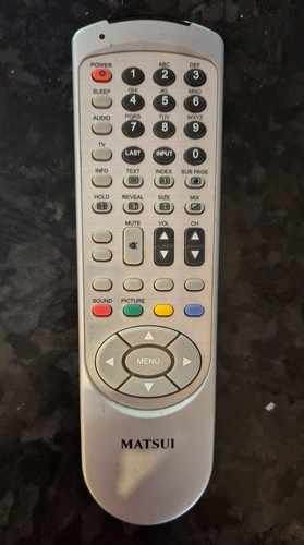Matsui lcd remote control - tv,