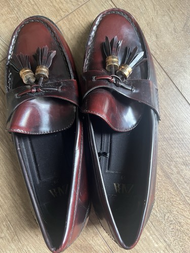 Zara women brown loafers - , size