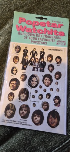 Rare vintage 1975 letraset - rare,
