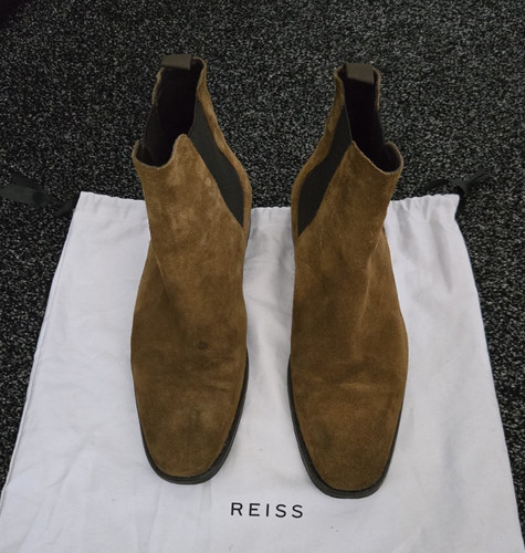 Reiss men brown suede - reiss, men’s