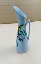 VINTAGE DUTCH GOUDA FLORA #1475 ABSTRACT STYLE HAND PAINTED VASE BIANCA