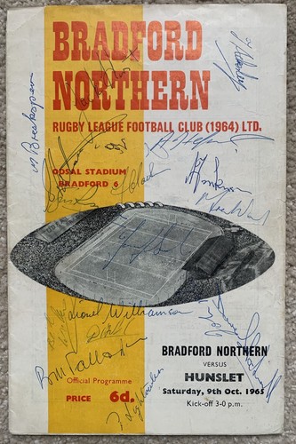 Bradford northern hunslet - bradford,