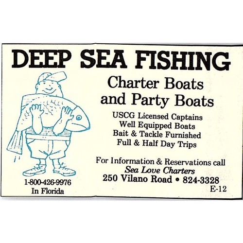 Deep sea fishing charter boats - sea,