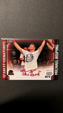 Michael Bisping Auto Topps 2015 Scarlett Signatures /25 Rare Red Ink Auto