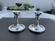 Silver Plate Candlesticks, vintage 