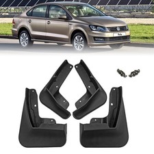 4X Front & Rear Mud Flaps Splash Guards Mudguards For VW Polo Plus 2019-2024 