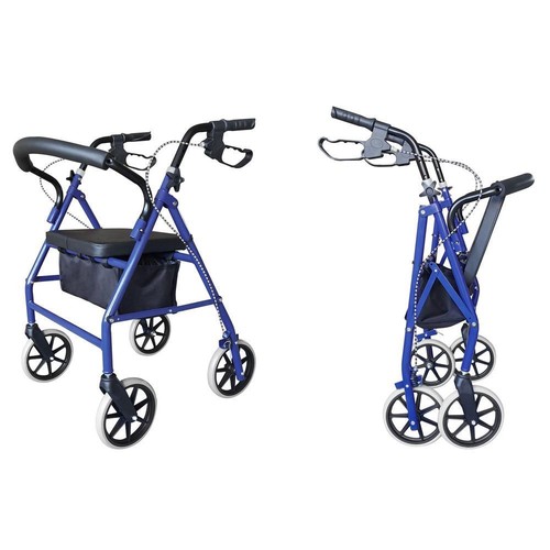 Blue rollator mobility - blue,