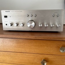 Vintage Sony TA-F3A Integrated Stereo Amplifier Korea Silver HIFI Separate Phono
