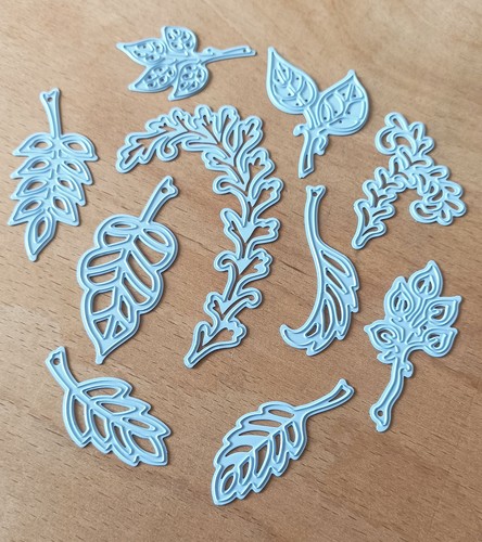 10pcs leaf dies set leaves - leaf,