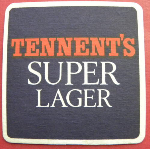 Tennents beer mat - tennents,